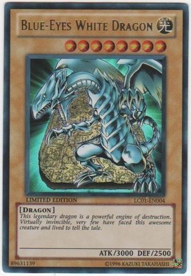 Yugioh! LP Blue-Eyes White Dragon - LC01-EN004 - Ultra Rare - Limited Edition Li-image