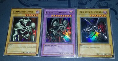 Collections  Red-Eyes Black Dragon LOB-070 B. Skull Dragon MRD-018 -image