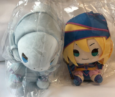 Yu-Gi-Oh! Dark Magician Girl & Blue-Eyes White Dragon Mochidoru Plush Set of 2-image