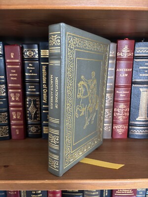 MEDITATIONS OF MARCUS AURELIUS Gryphon Ancient Classics Leather NEW DESIGN-image
