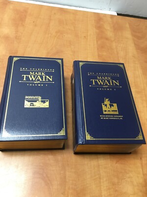 The Unabridged Mark Twain Volume 1 & 2 Courage Book Set READ-image