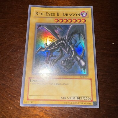 Red-Eyes B. Dragon SDJ-001 Starter Deck: Joey Unlimited Foil Card-image