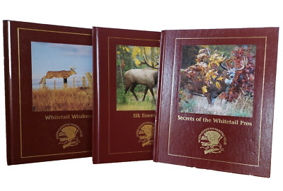 North American Hunting Club Book Lot 3 Elk Essentials Whitetail Hardcover Robb-image