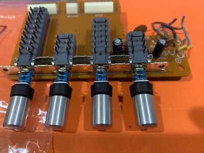 Fisher RS-2007 Stereo Receiver Parting Out Loudness / Muting Switch Bank-image