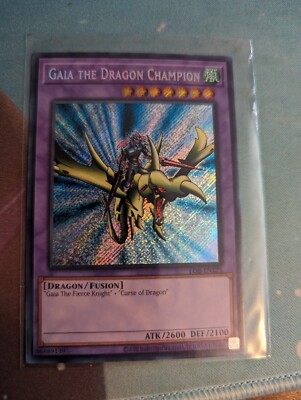 Yu-Gi-Oh! TCG Gaia the Dragon Champion Legend of Blue Eyes White Dragon LOB-125-image