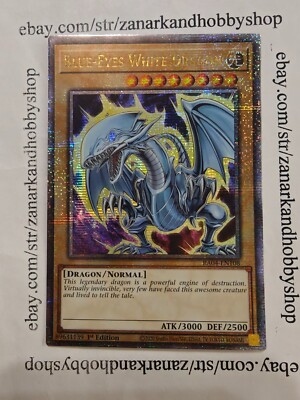 Yugioh Blue-Eyes White Dragon RA04-EN108 (7th Art) - Quarter Century Rare-image