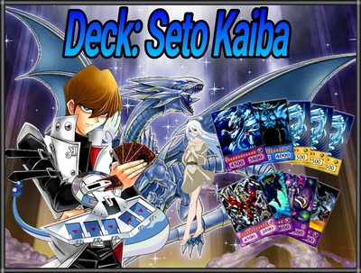 Yugioh Cards Anime Style - Seto Kaiba - Blue Eyes 72 Cards -image