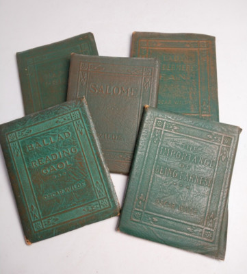 Wilde Windermers Fan Earnest Salome Reading Goal Little Leather Library Book Set-image
