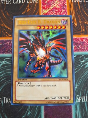 Yu-Gi-Oh! Red-Eyes B. Dragon LCJW-EN003 Ultra Rare 1st Edition Near Mint-image