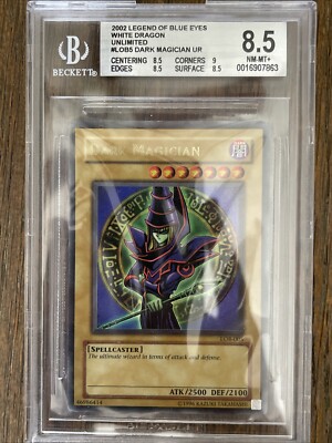 BGS 8.5 Dark Magician LOB-005 The Legend of Blue Eyes White Dragon Unlimited-image