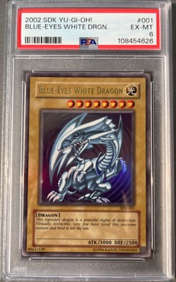 Blue-Eyes White Dragon SDK-001 Starter Deck: Kaiba-Unlimited Edition PSA 6-image
