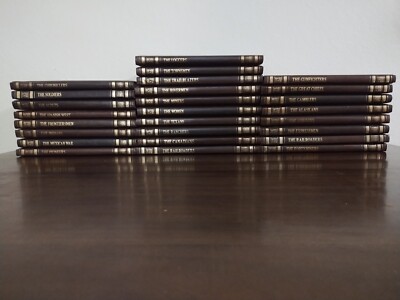 Time Life “The Old West” Complete 26 Volume Leatherette Book Set No Master Index-image