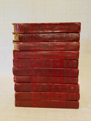 Antique 1919 The Best of The World's Classics Leather HC Book Set  (10) volumes-image
