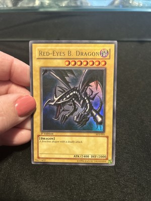 Red-Eyes Black Dragon SDJ-001 1st Ed Ultra Rare NM/LP+ -image