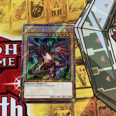 Red-Eyes Black Dragon 4th Art 1st Ed Platinum Secret Rare RA04-EN109-image