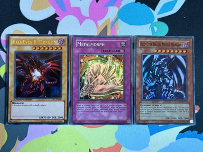 Red-Eyes Black Metal Dragon + Metalmorph - Red-Eyes Lot - Yu-Gi-Oh!-image