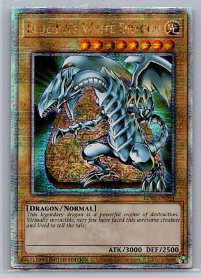 YUGIOH Blue-Eyes White Dragon LC01-EN004 Ultra Rare Holo Limited Edition NM 001-image