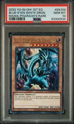2022 YU-GI-OH! MAGNIFICENT MAVENS #EN104 BLUE-EYES WHITE DRAGON PSA 10-image