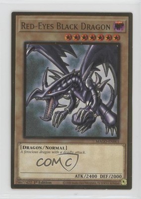 2020 Yu-Gi-Oh! Gold Series: Maximum 1st Edition Red-Eyes Black Dragon 09wc-image