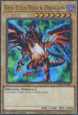 Red-Eyes Black Dragon HAC1-EN003 Ultra Rare 1st Duel Terminal Yugioh DNA GAMES-image