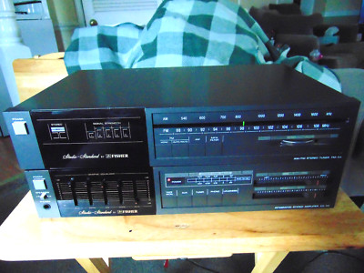 Fisher CA-59 Stereo Monster Amplifier W/ Equalizer + FM-54 Tuner Both Work Great-image