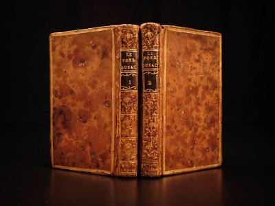 1780 1st ed Francois Nogaret Le Fond du Sac French Literature Durand Art 2v SET-image