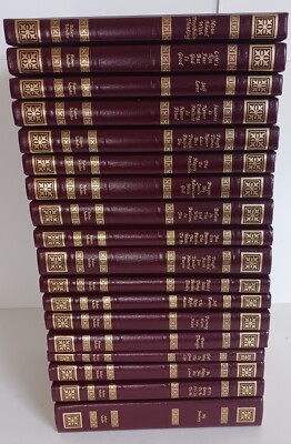 Robert H. Schuller Book Set My Journey Book Set of 18 Hardcover Bonded Leather-image