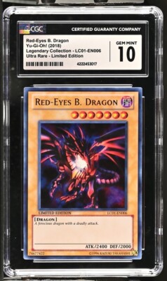 2018 Yu-Gi-Oh Red-Eyes B. Dragon LC01-EN006 Legendary Collection Limited Edition-image