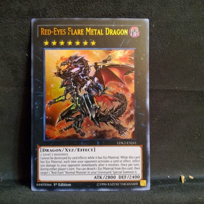 Red-Eyes Flare Metal Dragon LDK2-ENJ41 Legendary Decks II 1st Edition-image
