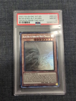 blue eyes alternative white dragon ghost PSA 8-image
