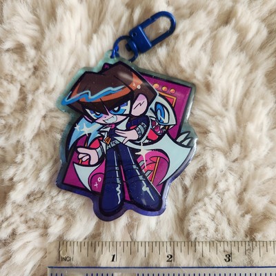 Yu-Gi-Oh Seto Kaiba BEWD Acrylic Keychain Toon Blue Eyes White Dragon Yugioh-image