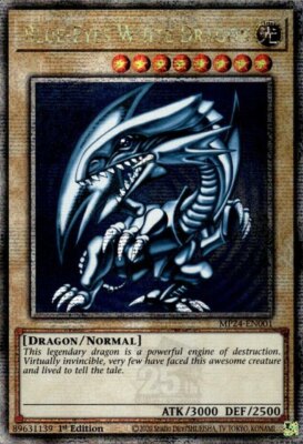 Yugioh: 1x Blue-Eyes White Dragon - MP24-EN001 - Quarter Century Secret Rare - 1-image