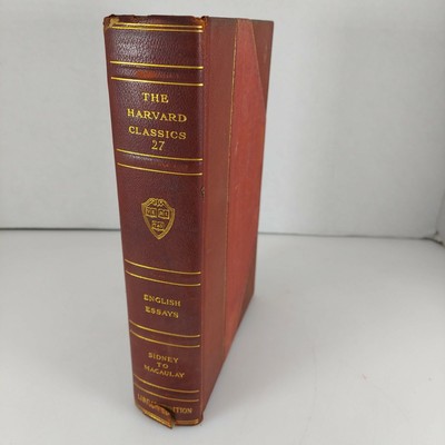 Harvard Classics 27 English Essays Library Edition 1910 Collier Set Collier #363-image