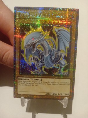 Blue-Eyes White Dragon (7th Art) Quarter Century Secret Rare Near Mint 1st Ed-image