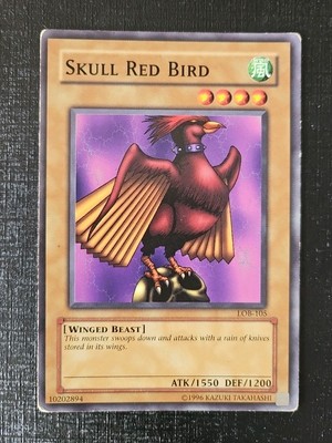 YuGiOh Legend of Blue Eyes White Dragon LOB-105 - SKULL RED BIRD, Unlimited-image