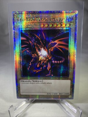 Yugioh 25th Red Eyes Black Dragon Quarter Century Secret Rare Card Mint!-image