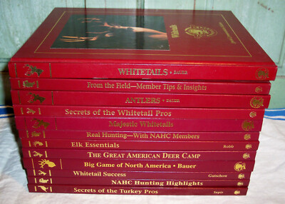 NAHC North American Hunting Club 12 HB Book Set Hunting Deer Bear Elk-image