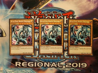 Yugioh Blue-Eyes White Dragon- CT14-EN002 - Secret Rare - Limited Edition NM x3-image