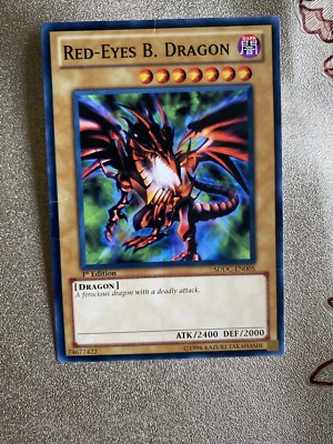 Yu-Gi-Oh! TCG Red-Eyes B. Dragon Dark Beginnings 1 DB1-EN126 Unlimited Super...-image