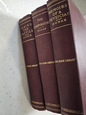 ✨️The Home Library Book Set by Alexandre Dumas - A.L. Burt Company RARE FIND✨️-image
