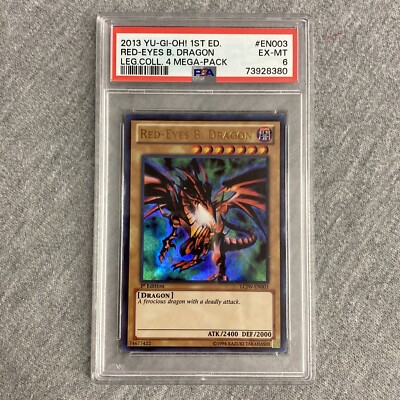 2013 Yu-Gi-Oh! Red-Eyes B. Dragon 1st Edition LCJW-EN003 PSA 6-image