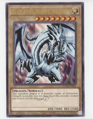 2017 Yu-Gi-Oh! Kaiba's Collector Box Blue-Eyes White Dragon (Oversized) 7ba-image