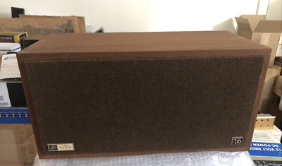 THE FISHER XP-55 Free Piston Speaker System # 52676/54066 Walnut Wood Case 1960s-image