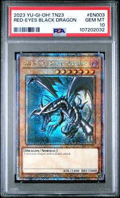 PSA 10 Red Eyes Black Dragon #EN003 Yu-Gi-Oh! 25th Anniversary Tin: Dueling Hero-image