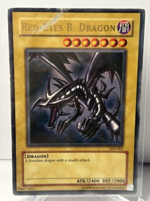 Yugioh SDJ-001 Red-Eyes B. Dragon - Ultra Rare - 1st Edition DAMAGED / HP-image