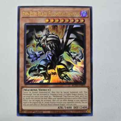 YUGIOH! Red-Eyes Black Fullmetal Dragon - ROTA-EN005 - Ultra Rare 1st Edition NM-image