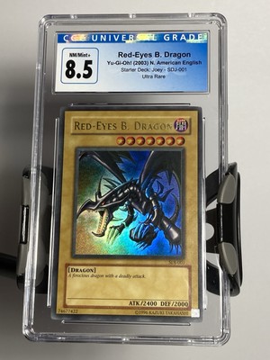Red-Eyes Black Dragon SDJ-001 CGC 8.5 Joey Starter Deck Ultra Rare YuGiOh-image