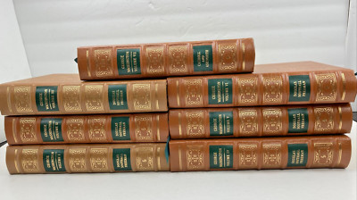 Easton Press George WASHINGTON Douglas Freeman Leather Presidents Library 7 VOL-image
