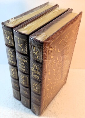 NATHANIEL HAWTHORNE: 3 VOLUME SET (2003 Leather Bound, Easton Press) **NEW**-image