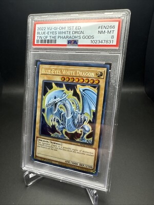 Blue-Eyes Wht Dragon MP22-EN266 1st Edition 2022 YUGIOH PSA 8-image